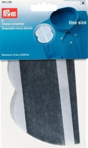 P994296 - **Disposable dress shields self-adhesive one size grey x 8pc