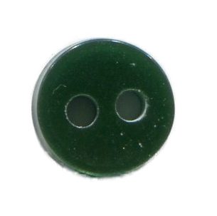 2H DOLLY BUTTON SIZE 10 COL 35 BOTTLE GREEN