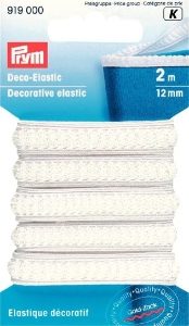 P919000 - **Deco-Elastic 12 mm white x 2mtr