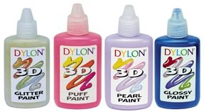 D3D-56  **DYLON 3D PAINTS PUFF FLUO PINK