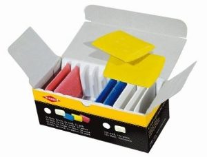 700-58 TAILORS CHALK ASSORTED COLOURS X10 (RED,YELLOW,BLUE & WHITE)