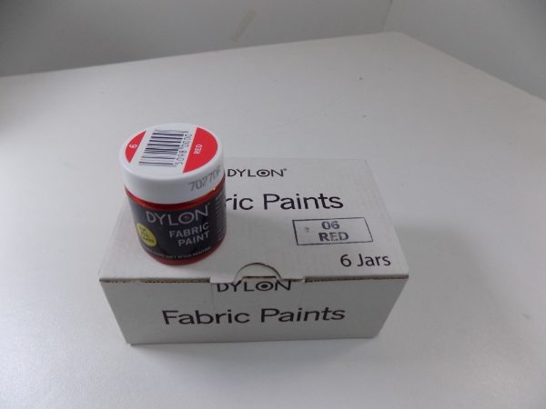 DFP-6  **DYLON DARK FABRIC PAINT RED